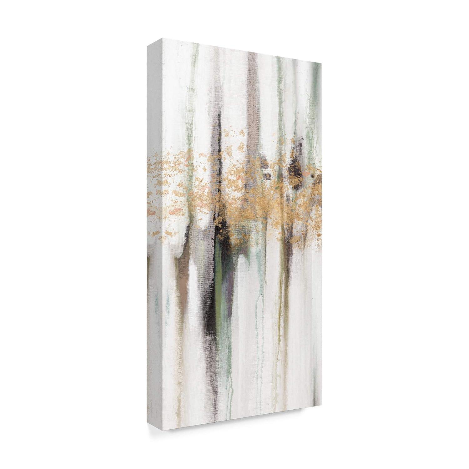 Trademark Fine Art 'Falling Gold Leaf I' Canvas Art by Studio W