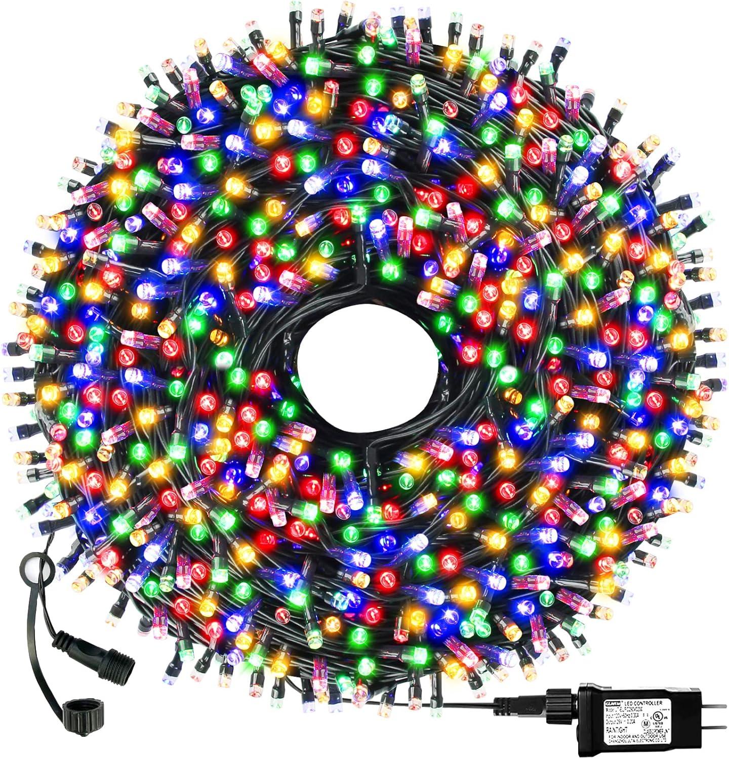 Multicolor 105ft LED Outdoor Christmas Fairy Lights