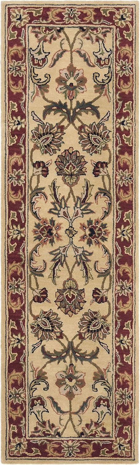 SAFAVIEH Classic Nicholas Oriental Wool Area Rug, Gold/Red, 4' x 6'