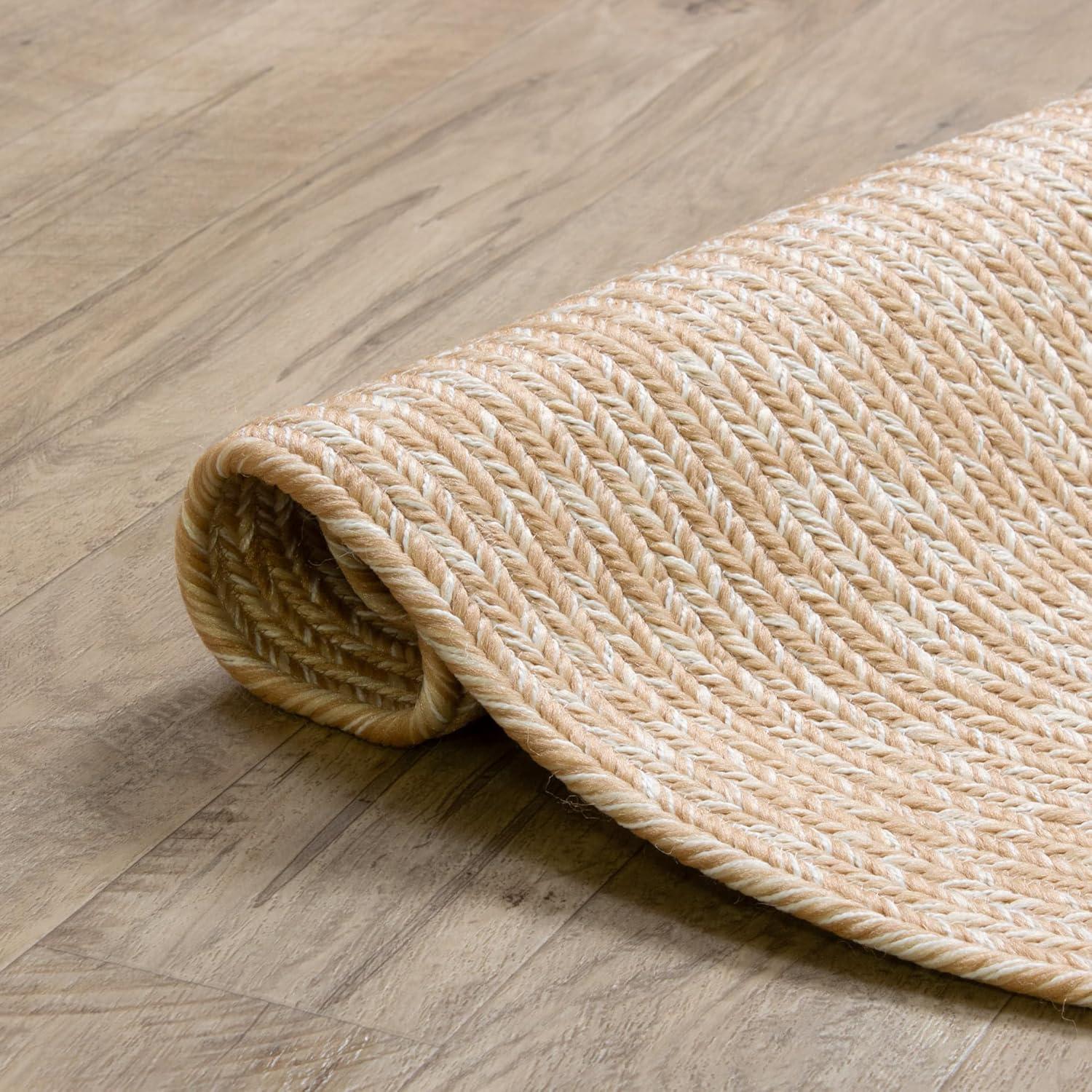 Handmade Braided Polypropylene Indoor/Outdoor Farmhouse Area Rug
