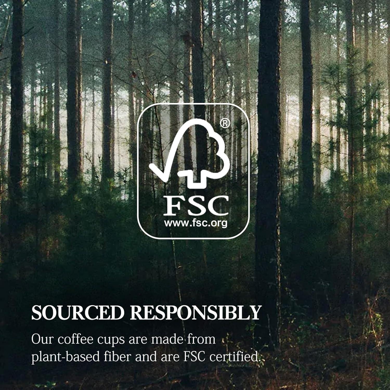 FAST APPLIANCES LLC Paper Cups,Cups,Disposable Cups 100 Pack 12 Oz Leak-Proof Coffee Cups With Lids And Sleeves Disposable Paper To Go Hot Coffee Cups For Home, Business, Office, Cafes And Parties