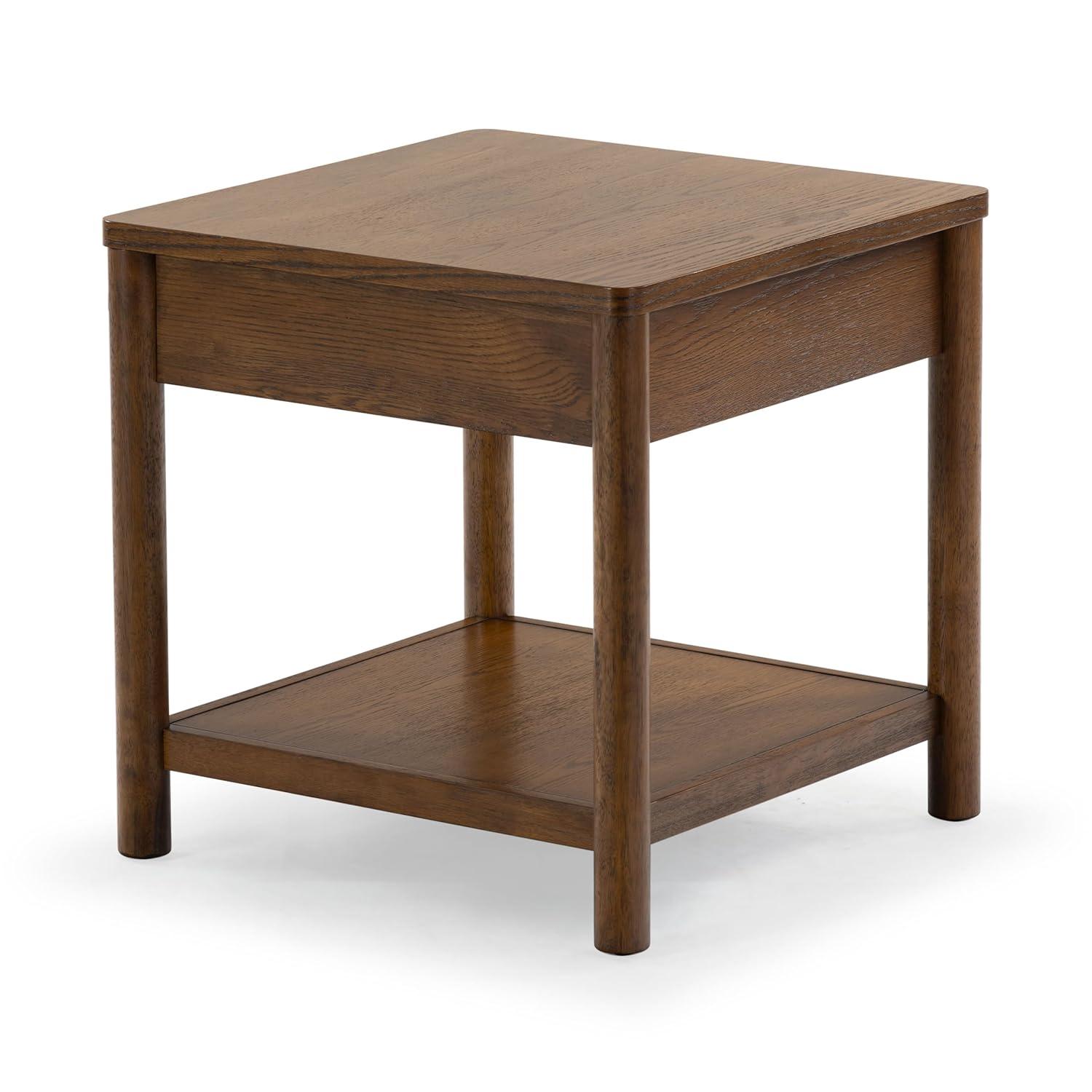 Kaplan Wood 1 Drawer End Table