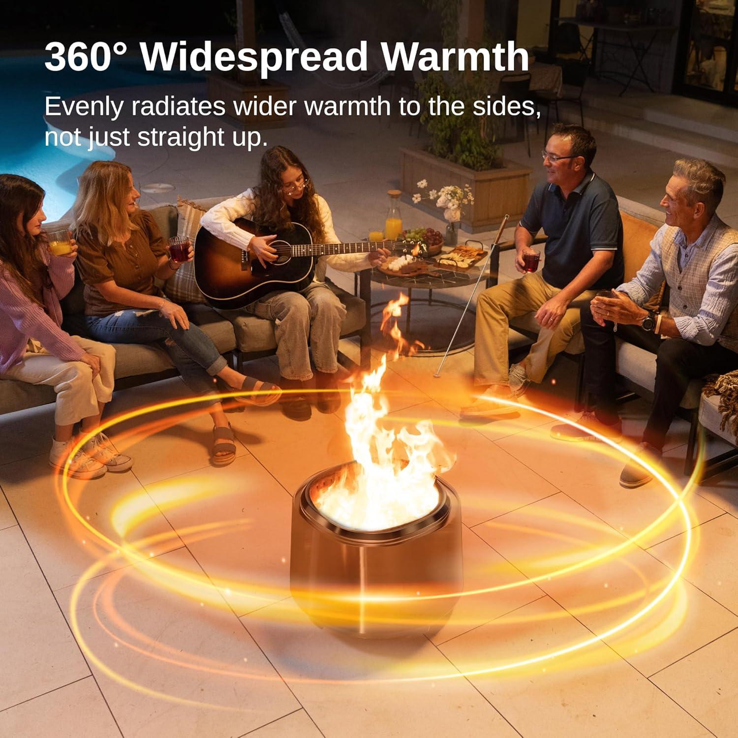 EAST OAK EAST OAK Smokeless Outdoor Fire Pit