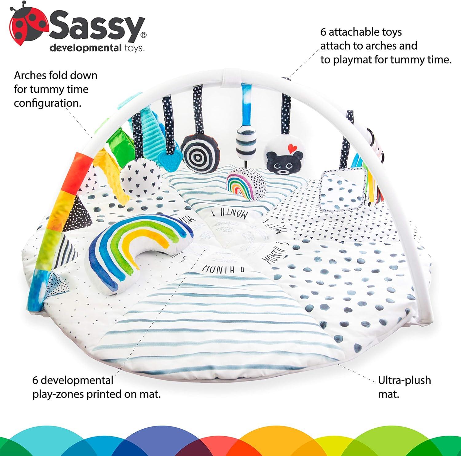 Ultra Plush Sensory Tummy Time Activity Playmat