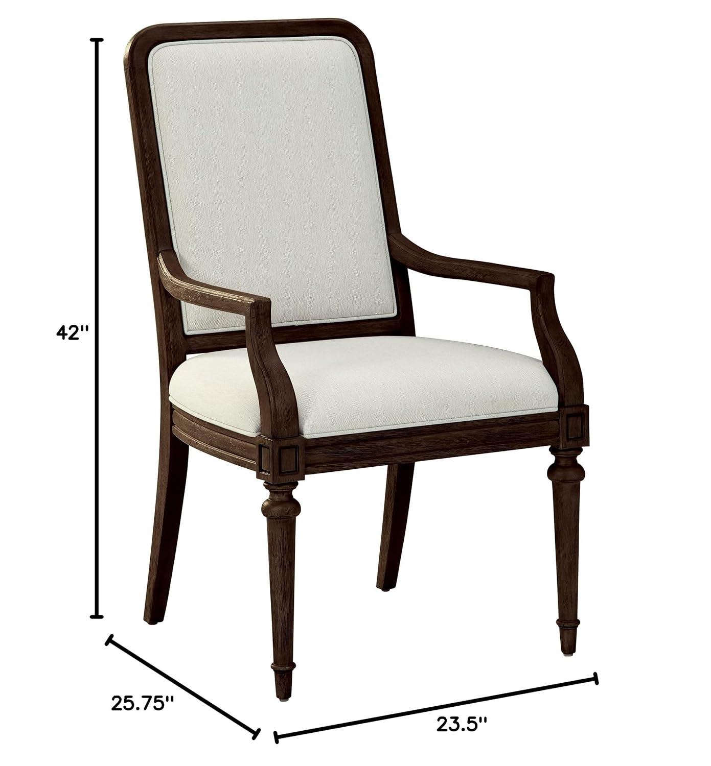 Hekman 25424 Upholstered Arm Chair Wellington Java