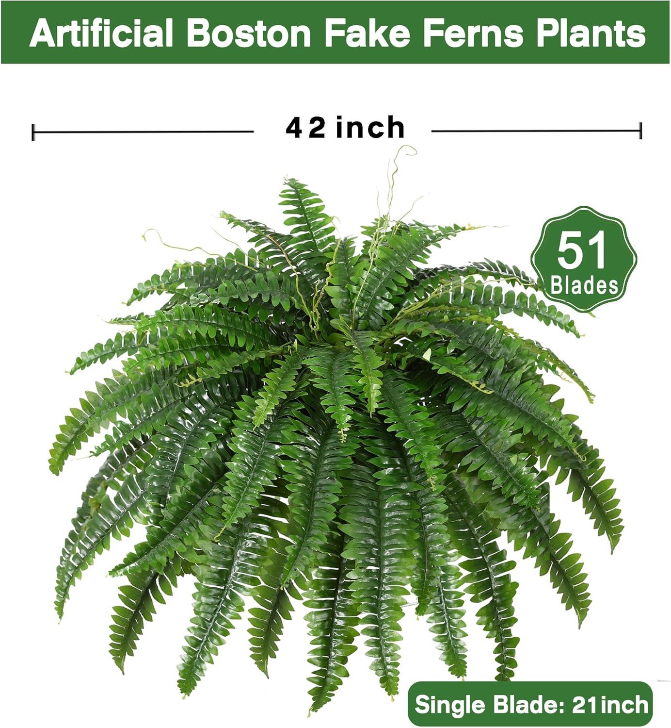 Boston 10'' Faux Fern Plant