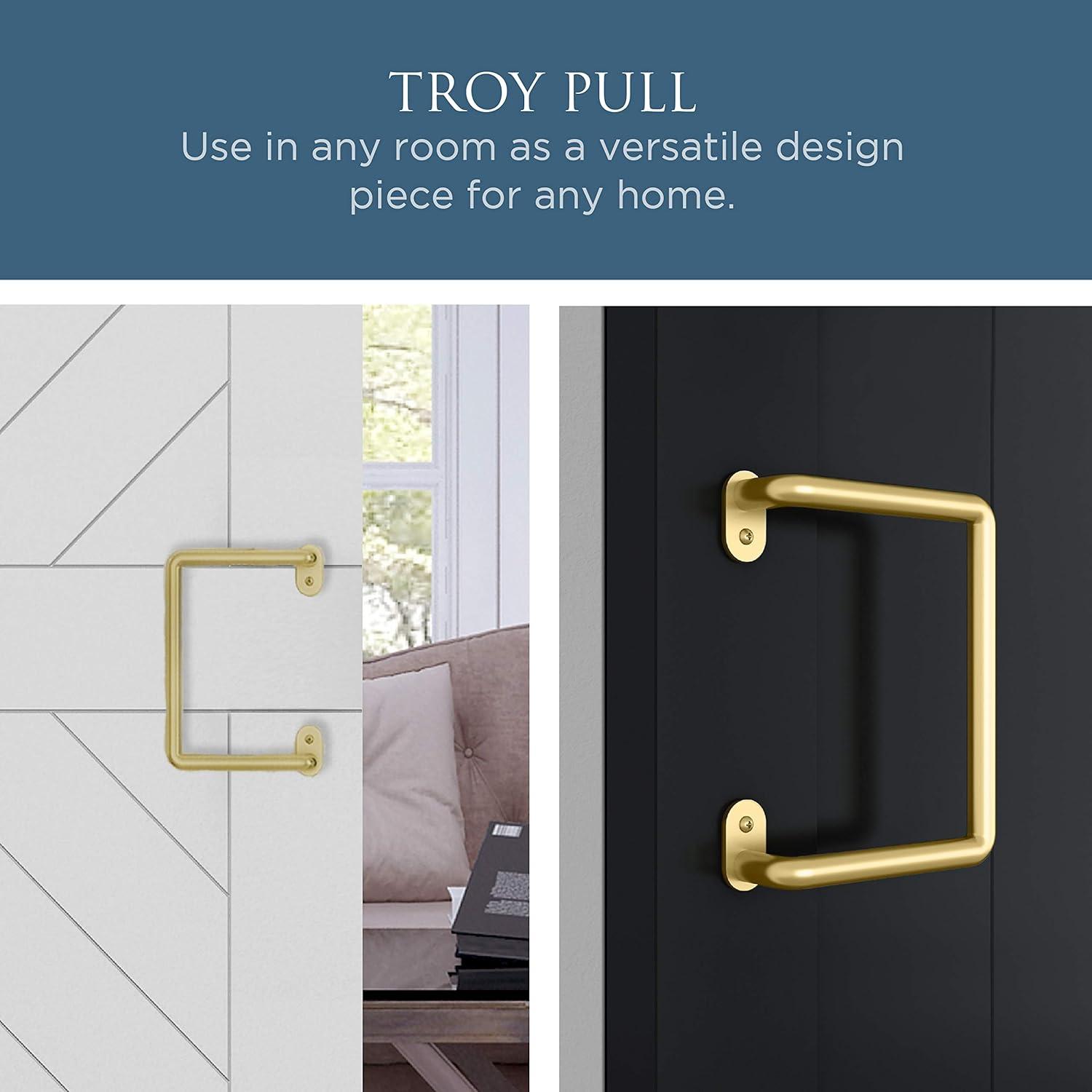 National Hardware  8 in. Troy Bar Pull, Brushed Gold