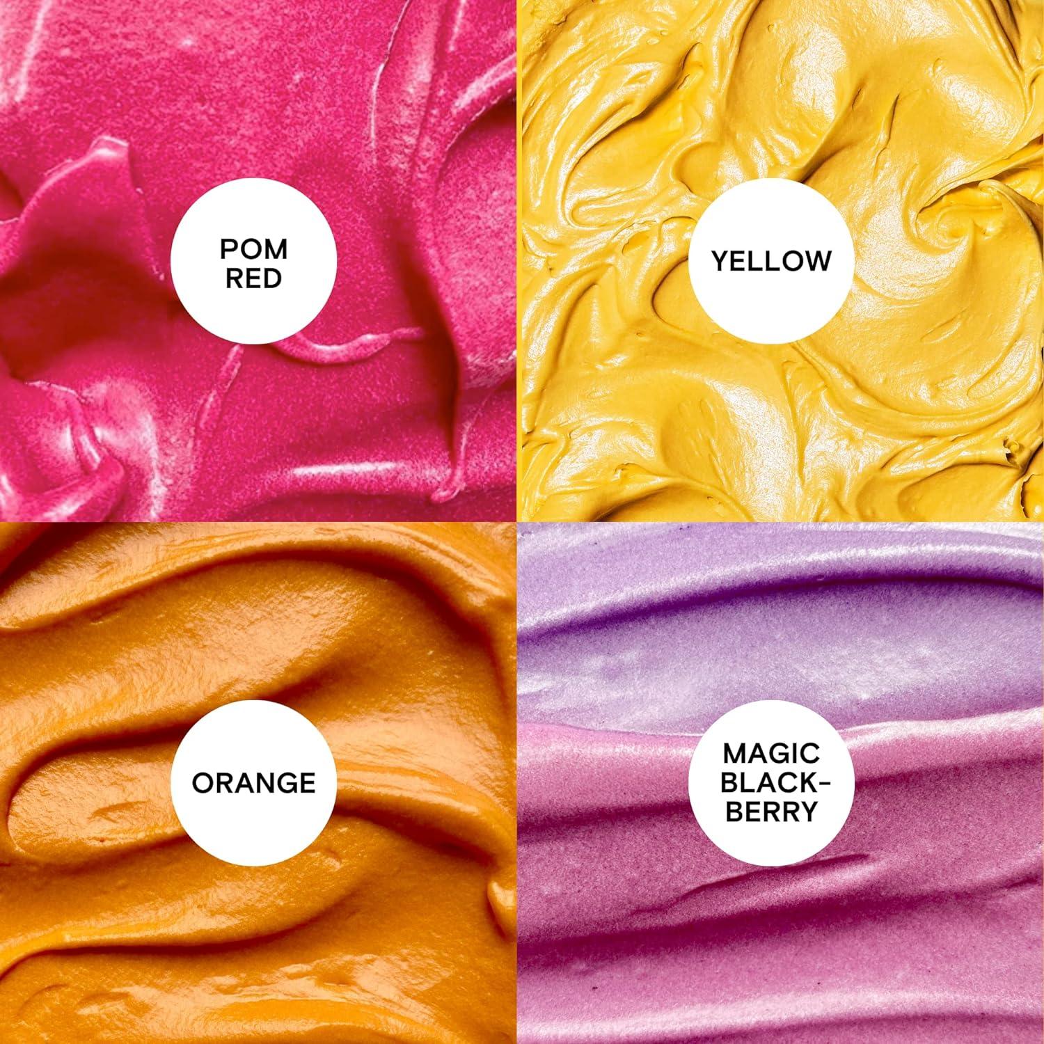 Supernatural Kitchen 100% Plant-Based Food Colors, 4 Packets, 0.28 oz (2 g) Each