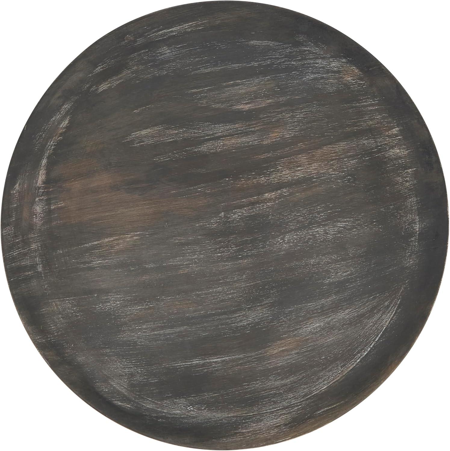 Sousplat Collection Mango Wood No Pattern Charger (Set of 4)