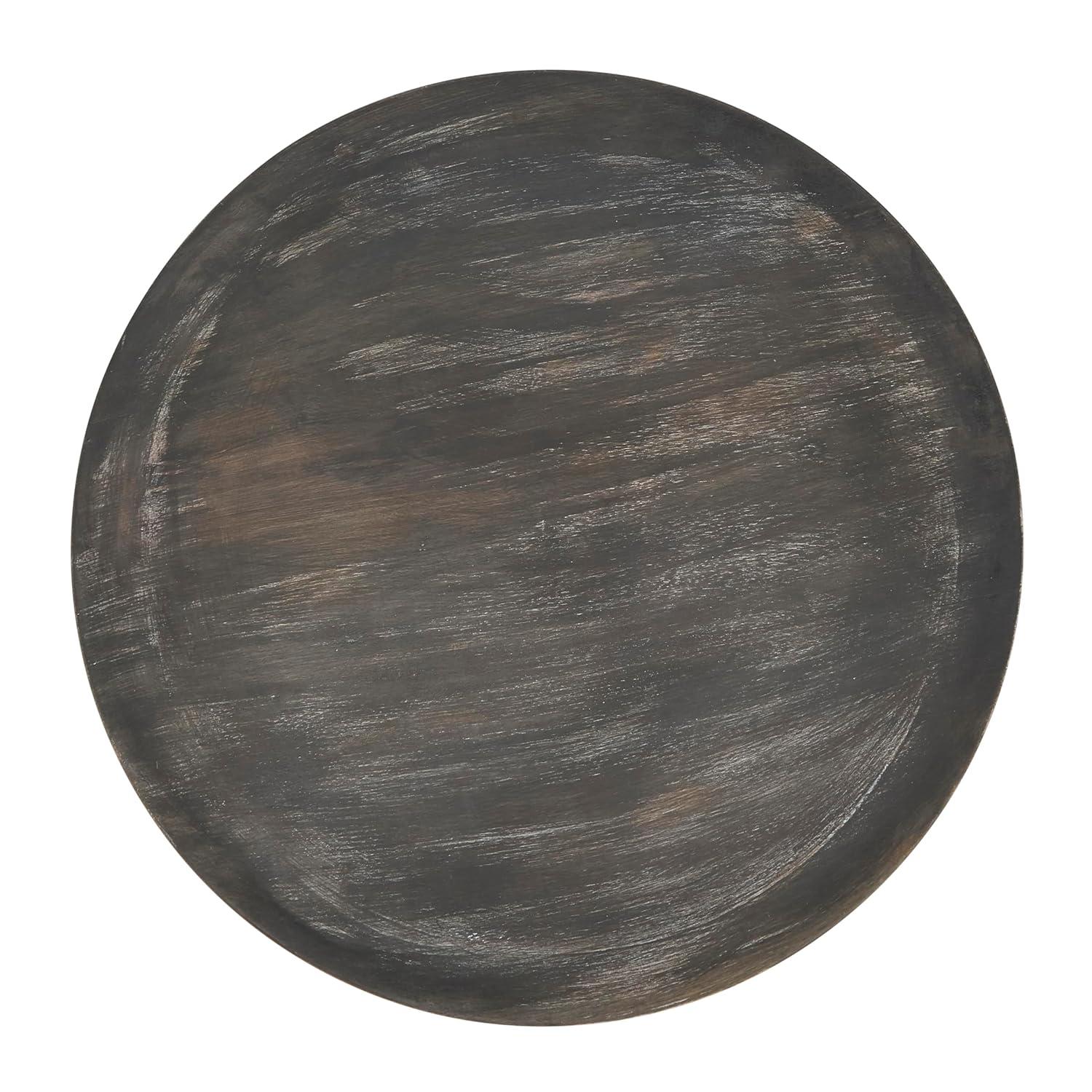 Sousplat Collection Mango Wood No Pattern Charger (Set of 4)