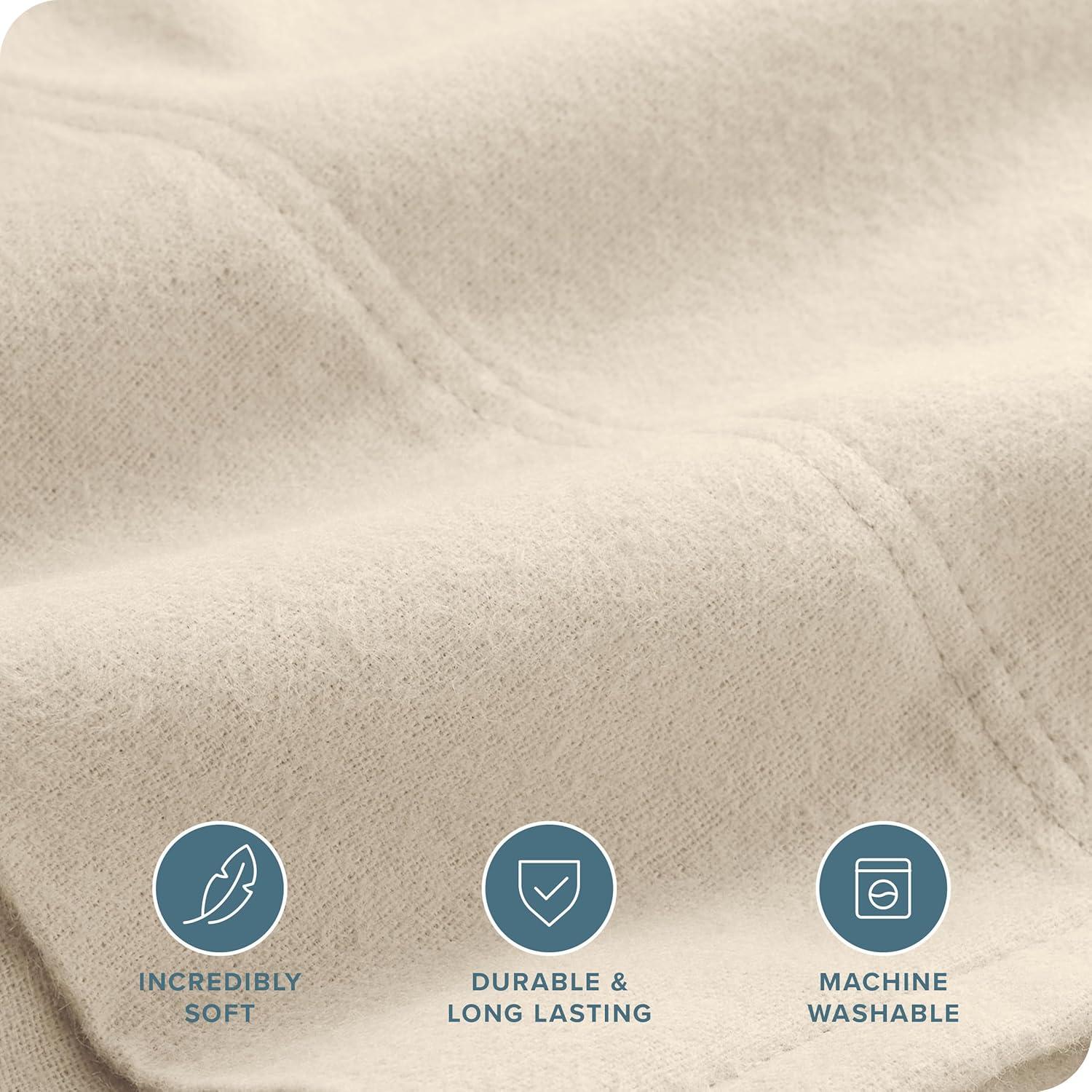 Bare Home 100% Cotton Flannel Pillowcase (Set of 2)