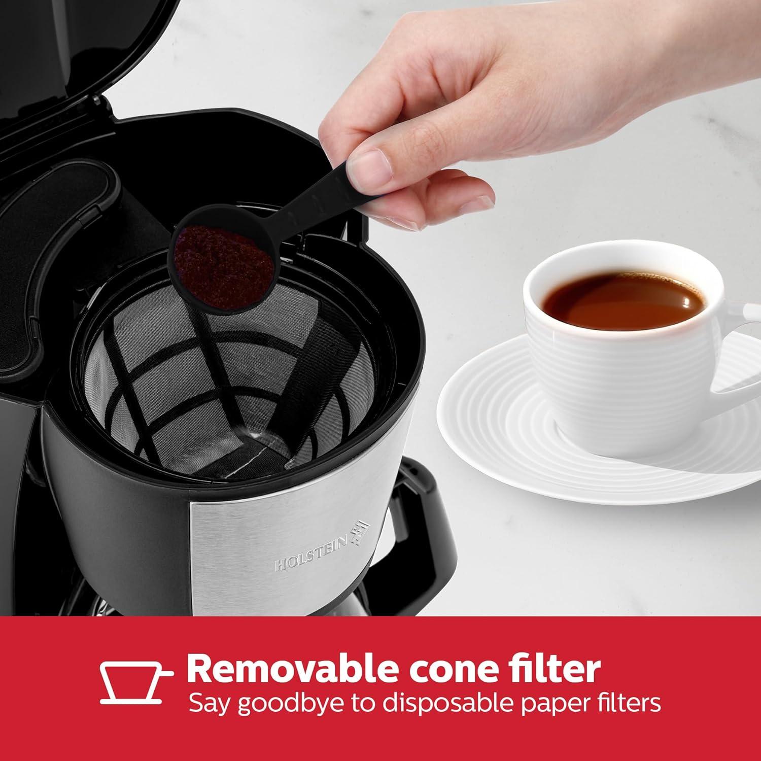 Holstein Housewares 5-Cup Coffee Maker