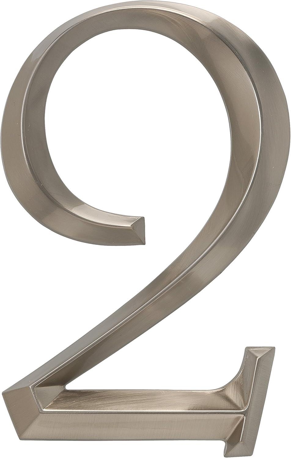 Whitehall Products 6 in. Surface Mount House Number