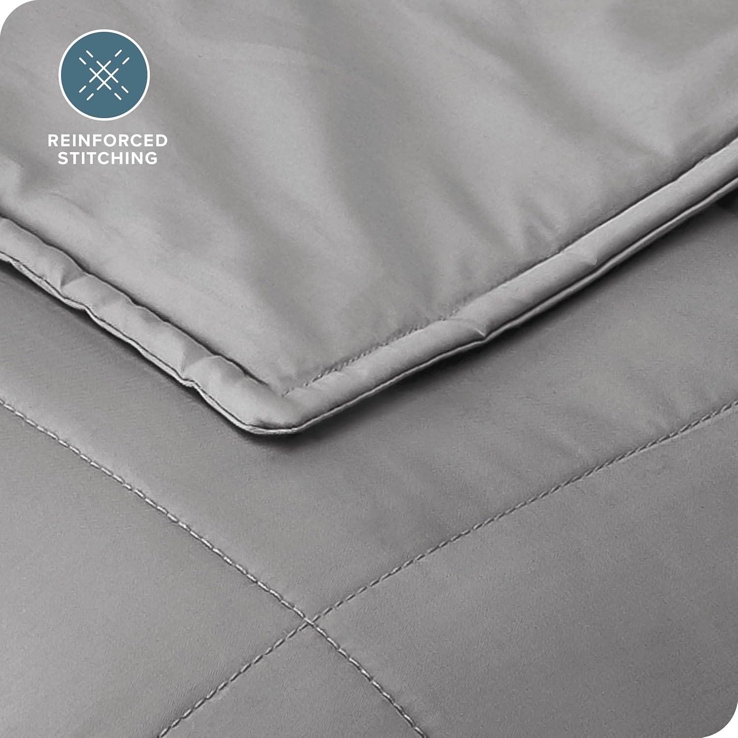 Bare Home Cotton Twill Weighted Blanket