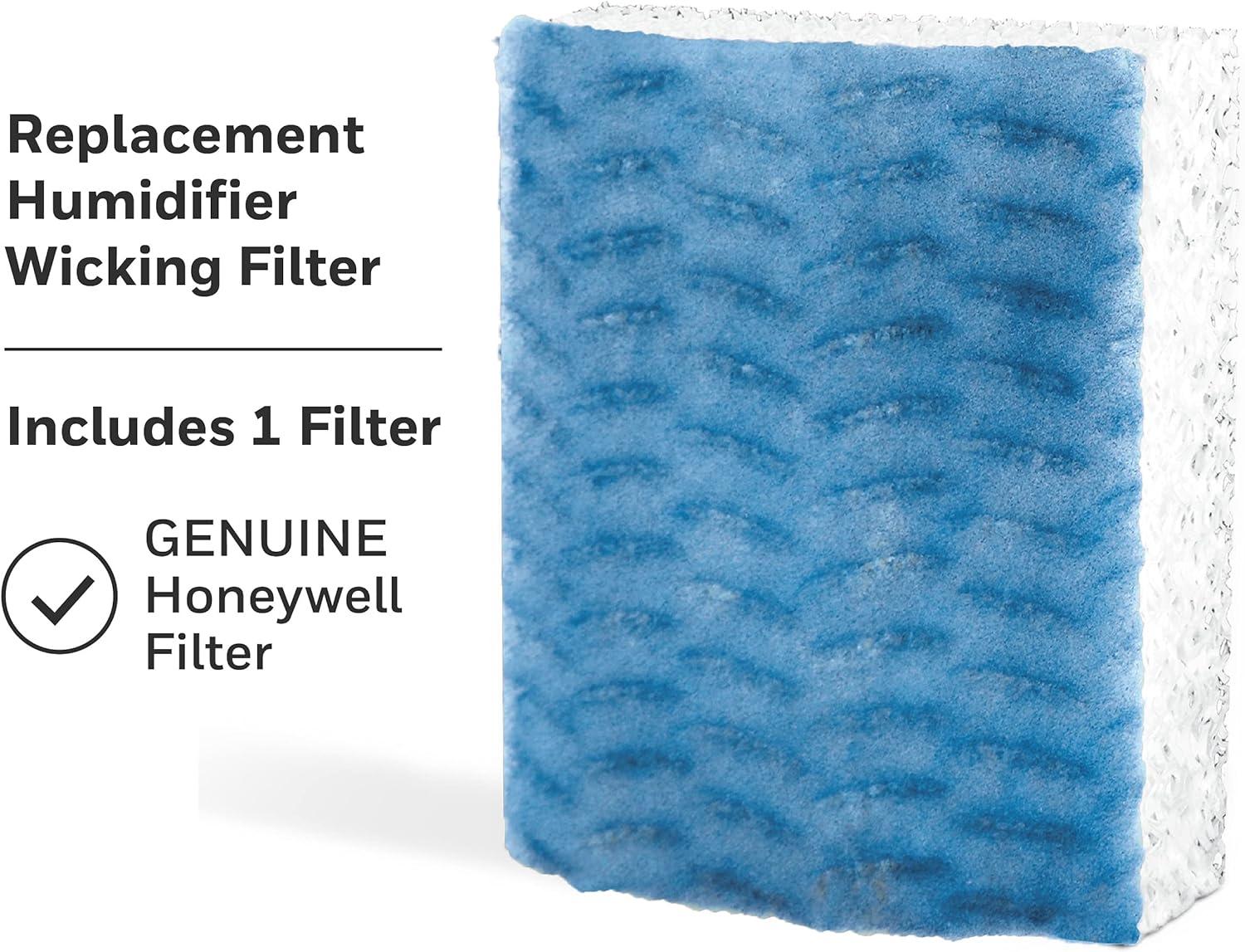 Honeywell Replacement Wicking Filter T: Compatible with Honeywell Humidifiers, Captures Dust & Pollen, HFT600 Filter