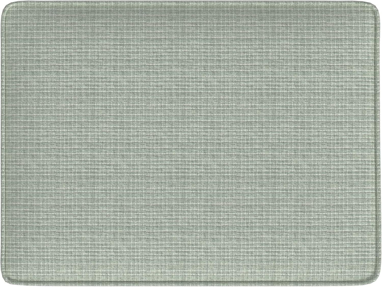 HomePop 24" Dinah Storage Ottoman Sage: Upholstered Footstool, Traditional Rectangle Shape, Spot Clean
