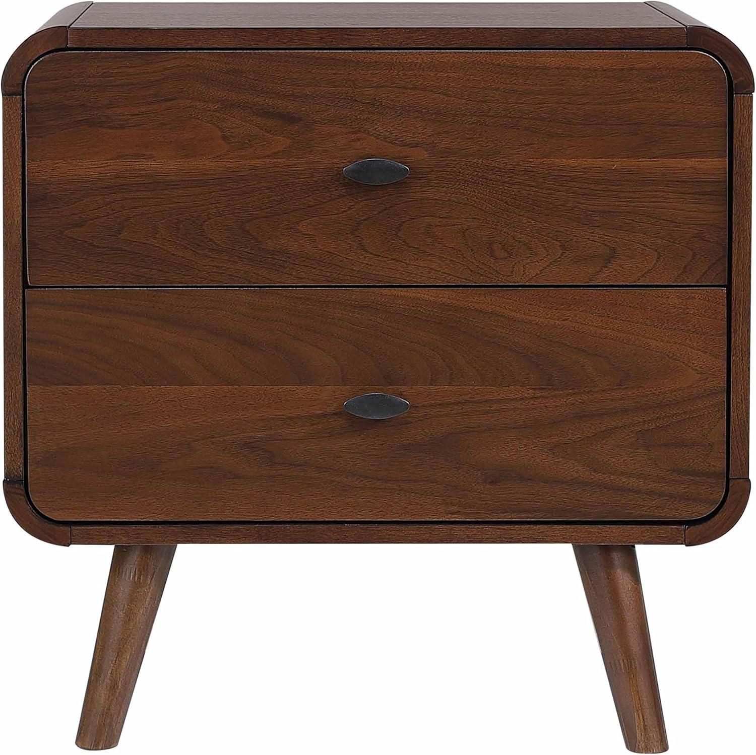 Coaster 205132-CO Nightstand, Dark Walnut
