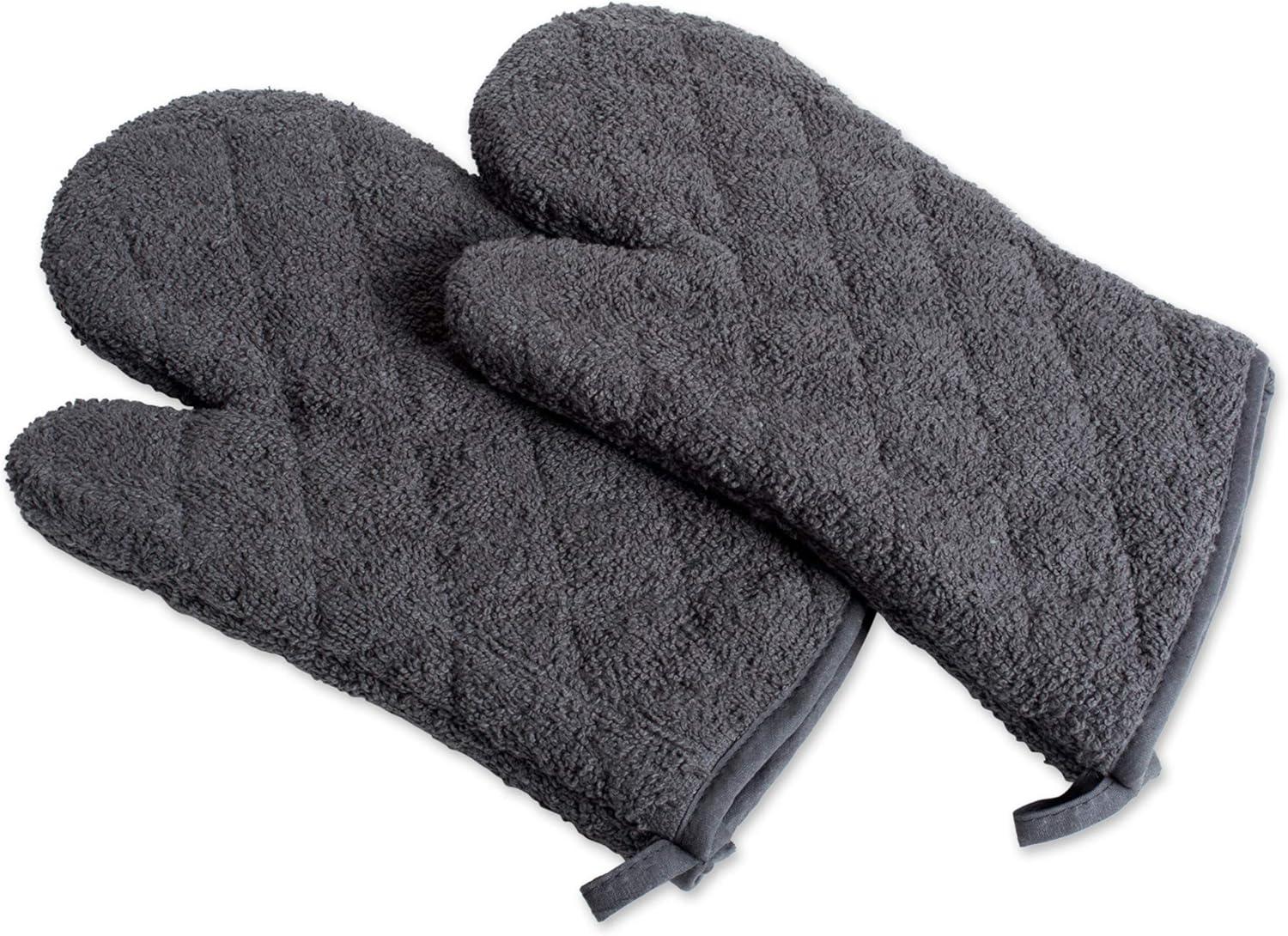 Design Imports Cotton Blend Oven Mitt Set