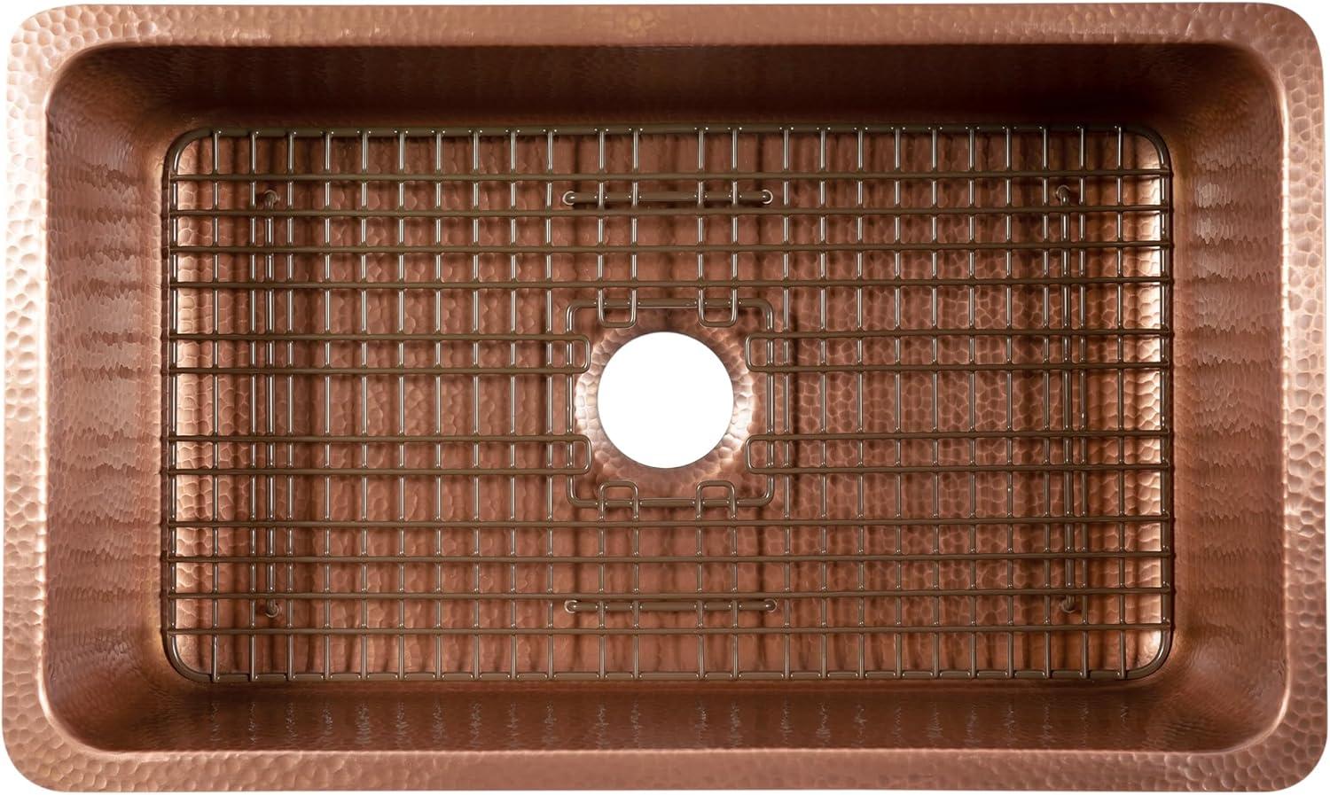 SinkSense Foster Antique Brown 25" x 17" Kitchen Sink Bottom Grid