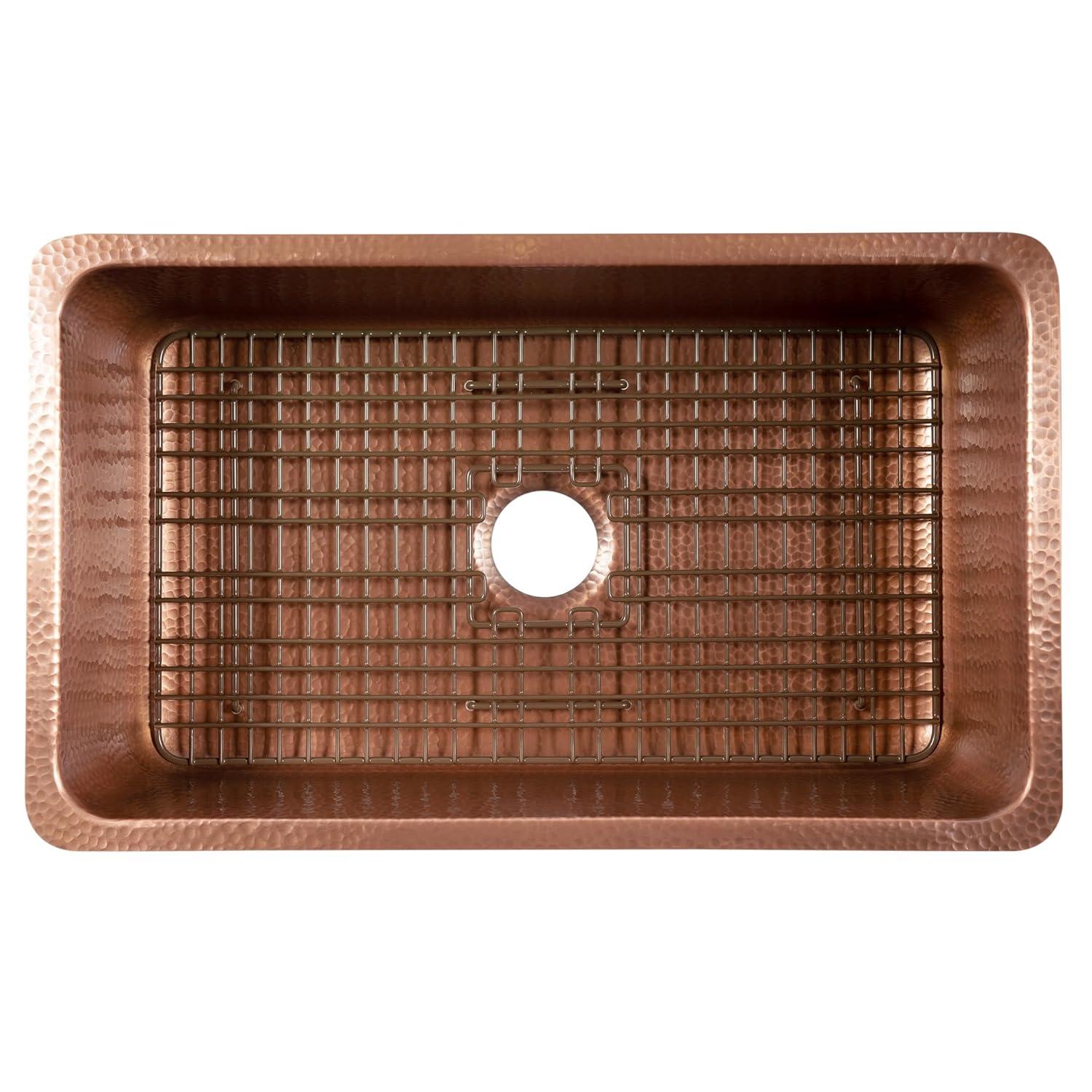 SinkSense Foster Antique Brown 25" x 17" Kitchen Sink Bottom Grid