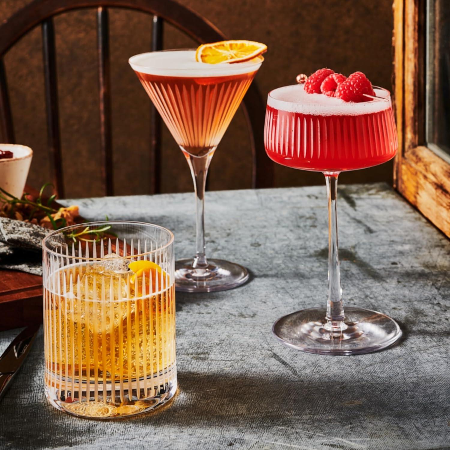 Stölzle Lausitz Soho 9.25 oz Champagne Coupe Glass - Set of 6, Dishwasher Safe Elegant Glassware for Celebrations & Cocktails - Ideal for Gifting & Entertaining for Home & Restaurant Use