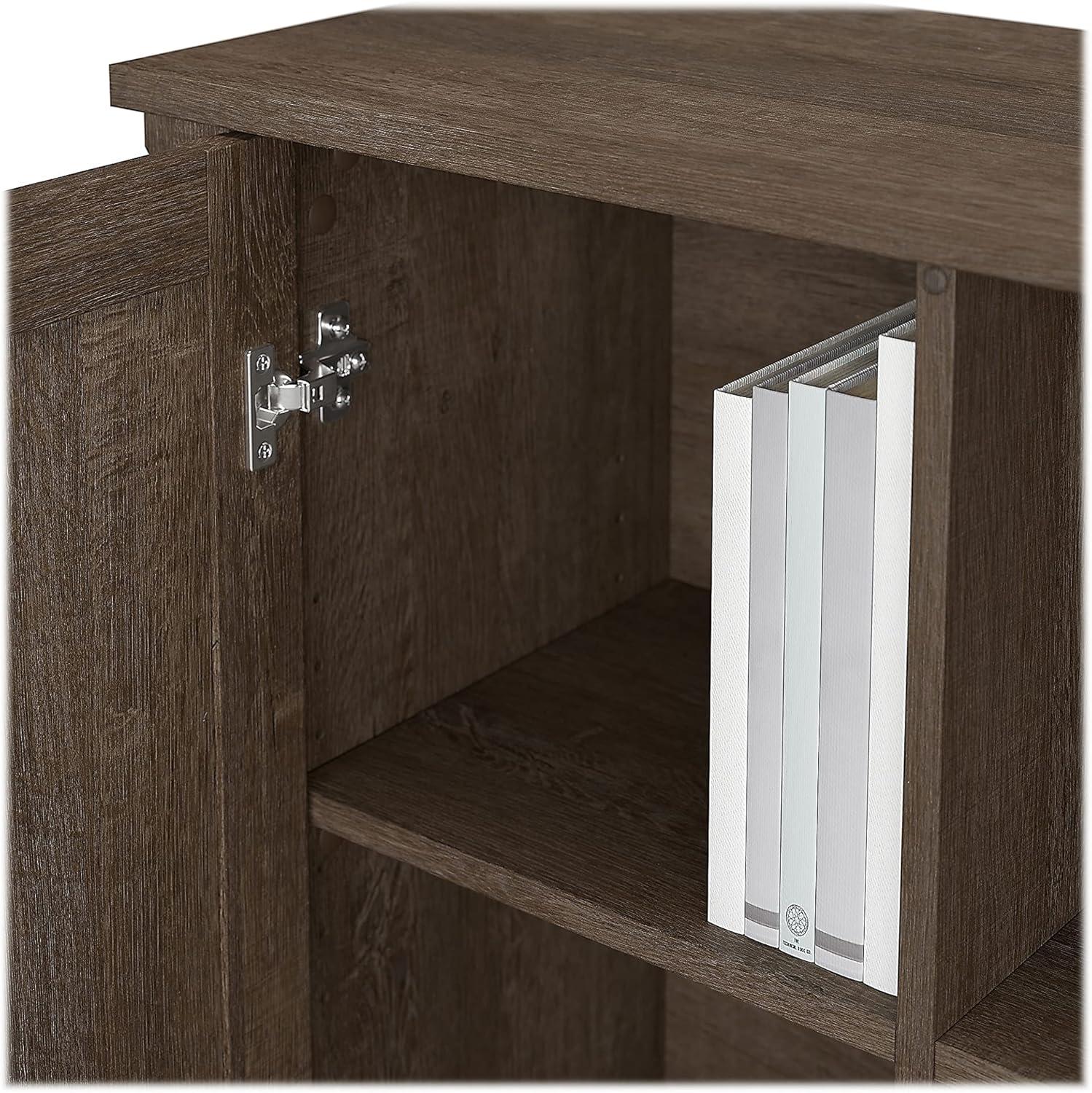 Bush Furniture Salinas Entryway Storage Set, Ash Brown