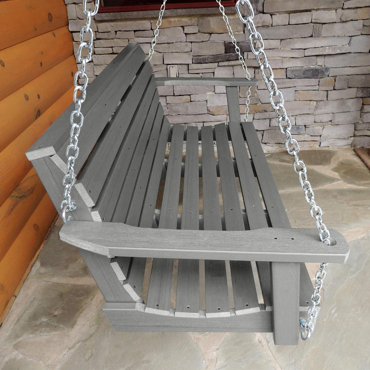 Highwood 4ft Weatherly Porch Swing - Outdoor, Eco-friendly, Synthetic Wood