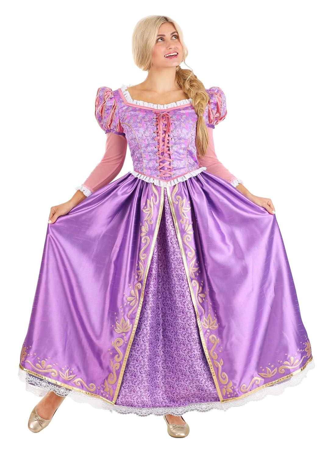 Women's Premium Rapunzel Costume Dress