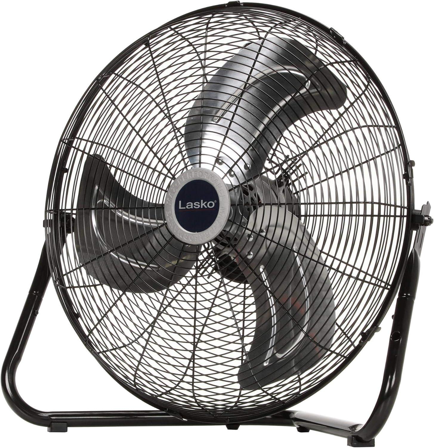 Lasko QuickMount 20" 3-Speed Max Performance High Velocity Wall Mounted Floor Fan, 2264QM