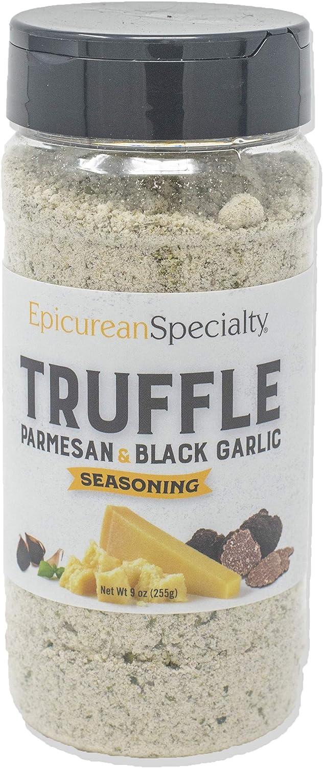 Epicurean Specialty Truffle Seasoning with Parmesan and Black Garlic 9 Ounce