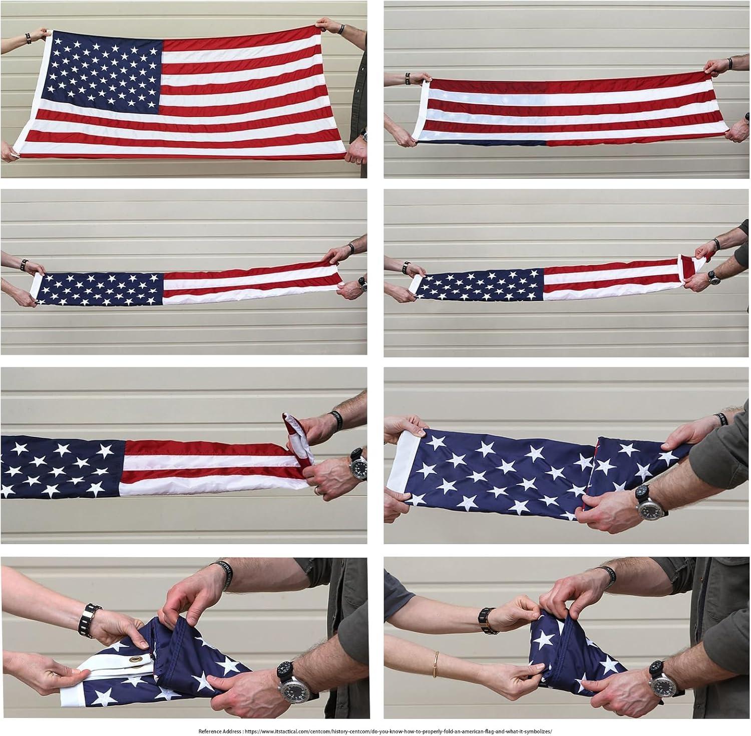 Allied Flag 5 x 9.5 FT Official Memorial Burial American Flag
