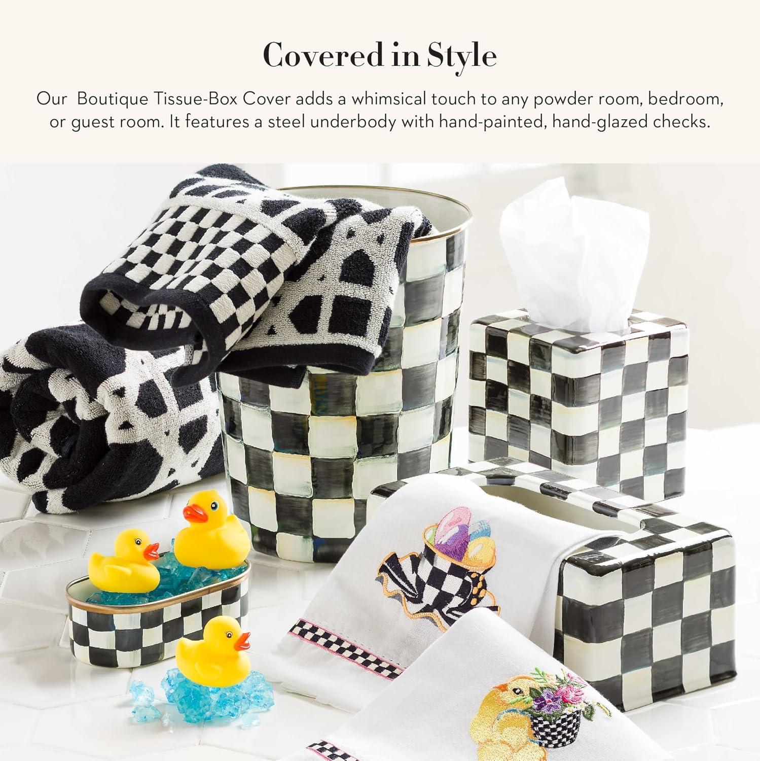 Colorful Steel Maximalist Tissue Box Cover for Kids