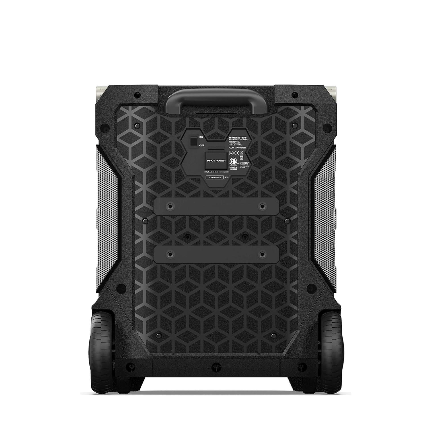 Monster MNRR270 Rockin' Roller 270 Portable Indoor/Outdoor Wireless Speaker - Black