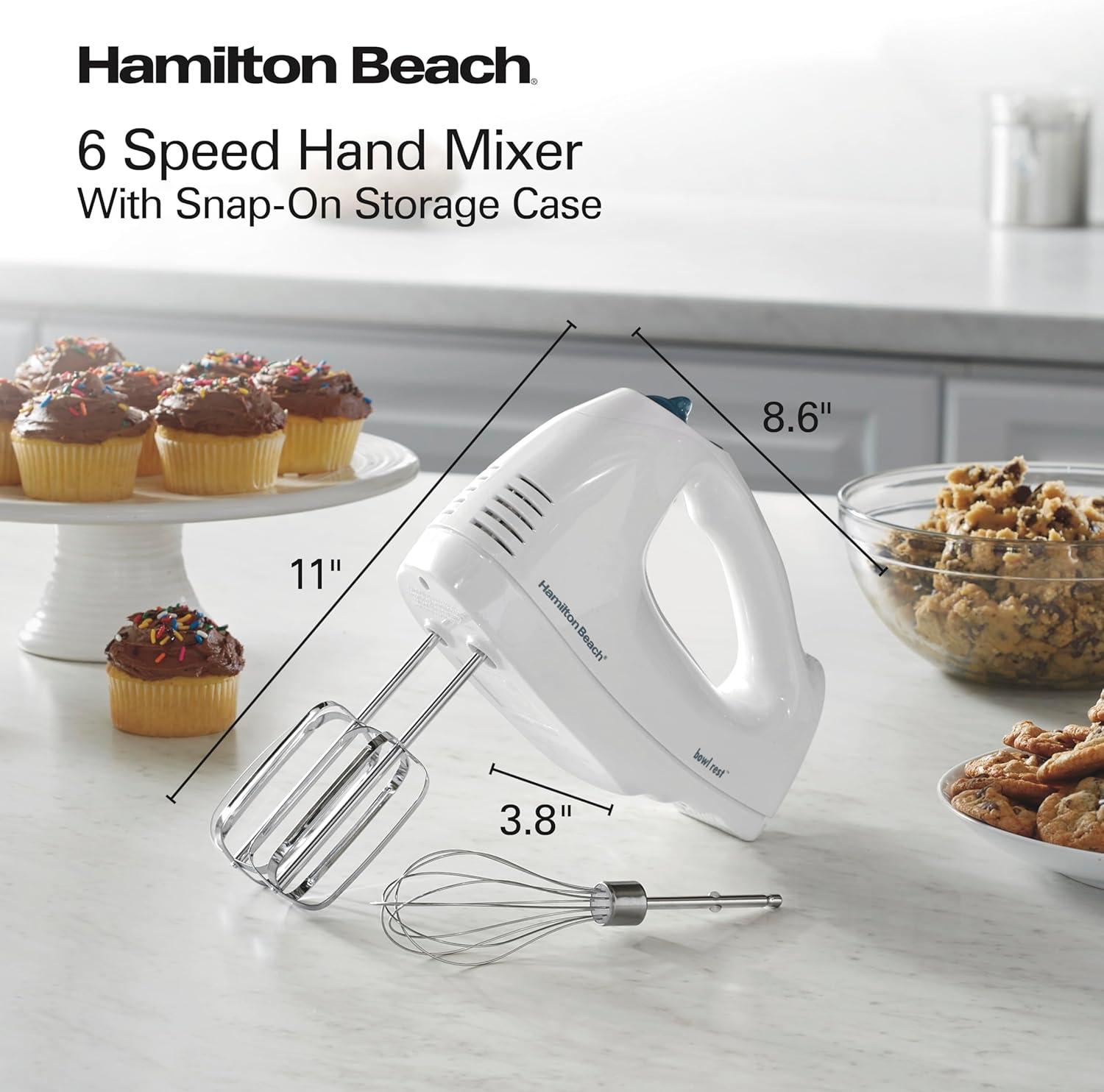 Hamilton Beach 62695V Hamilton Beach® Hand Mixer with Snap-on Case