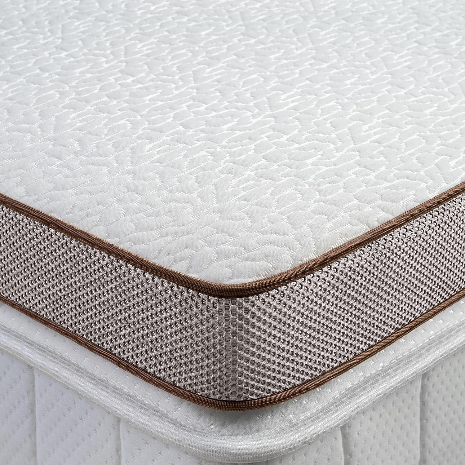 Queen Gel Infused Memory Foam Mattress Topper with Removable Cover