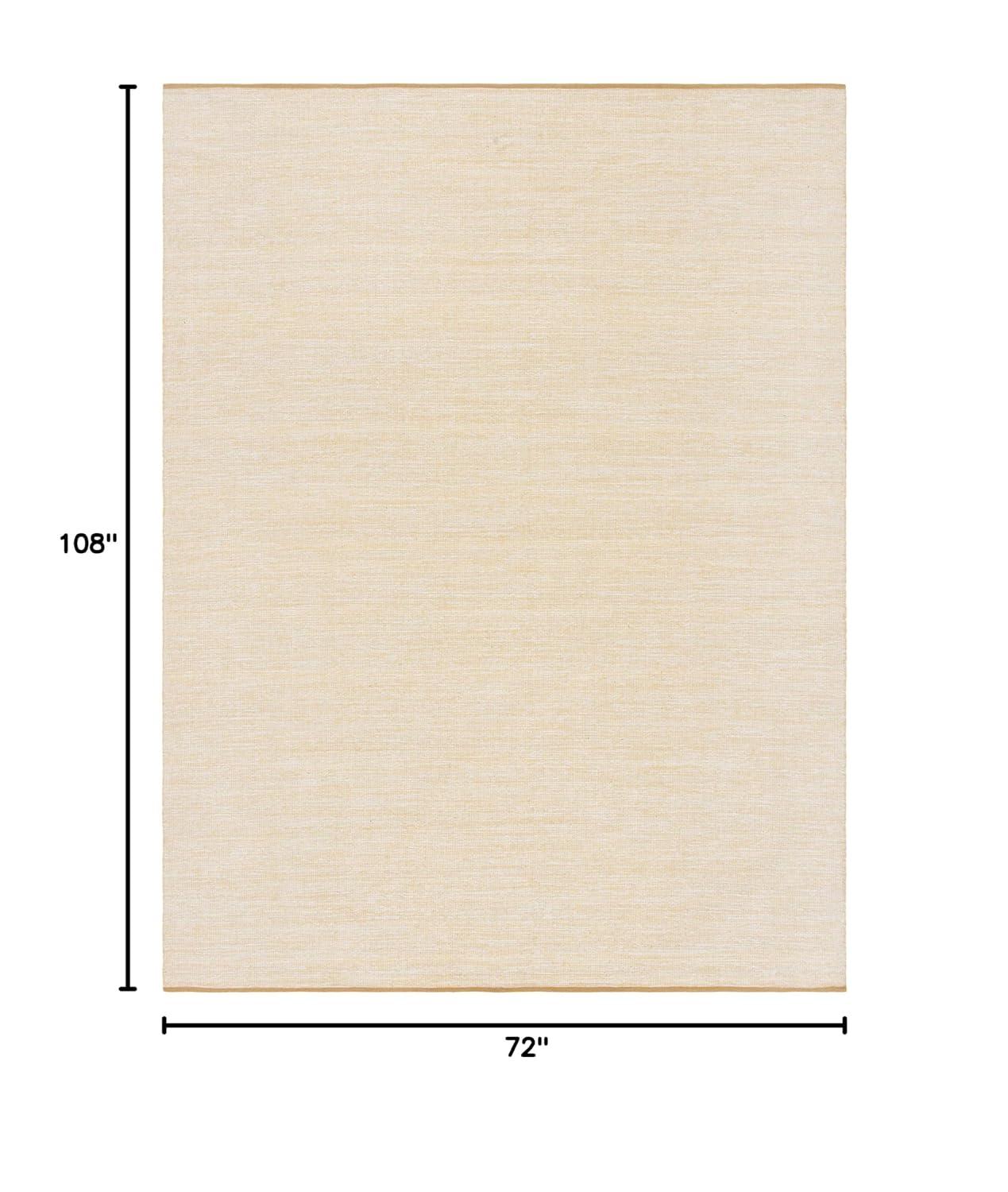 Montauk MTK250 Hand Woven, Flat Weave Indoor Area Rug - Gold - 6'x9' - Safavieh