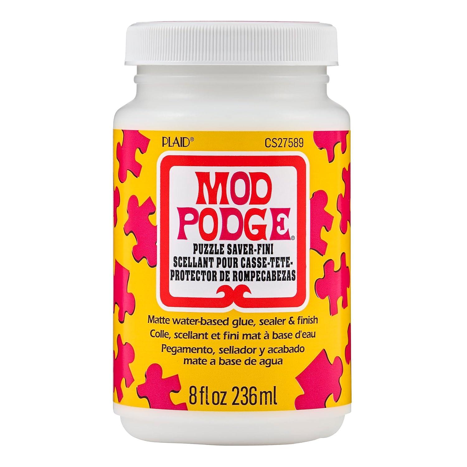 Mod Podge Puzzle Saver Matte Sealer, Glue, and Finish, 8 fl oz