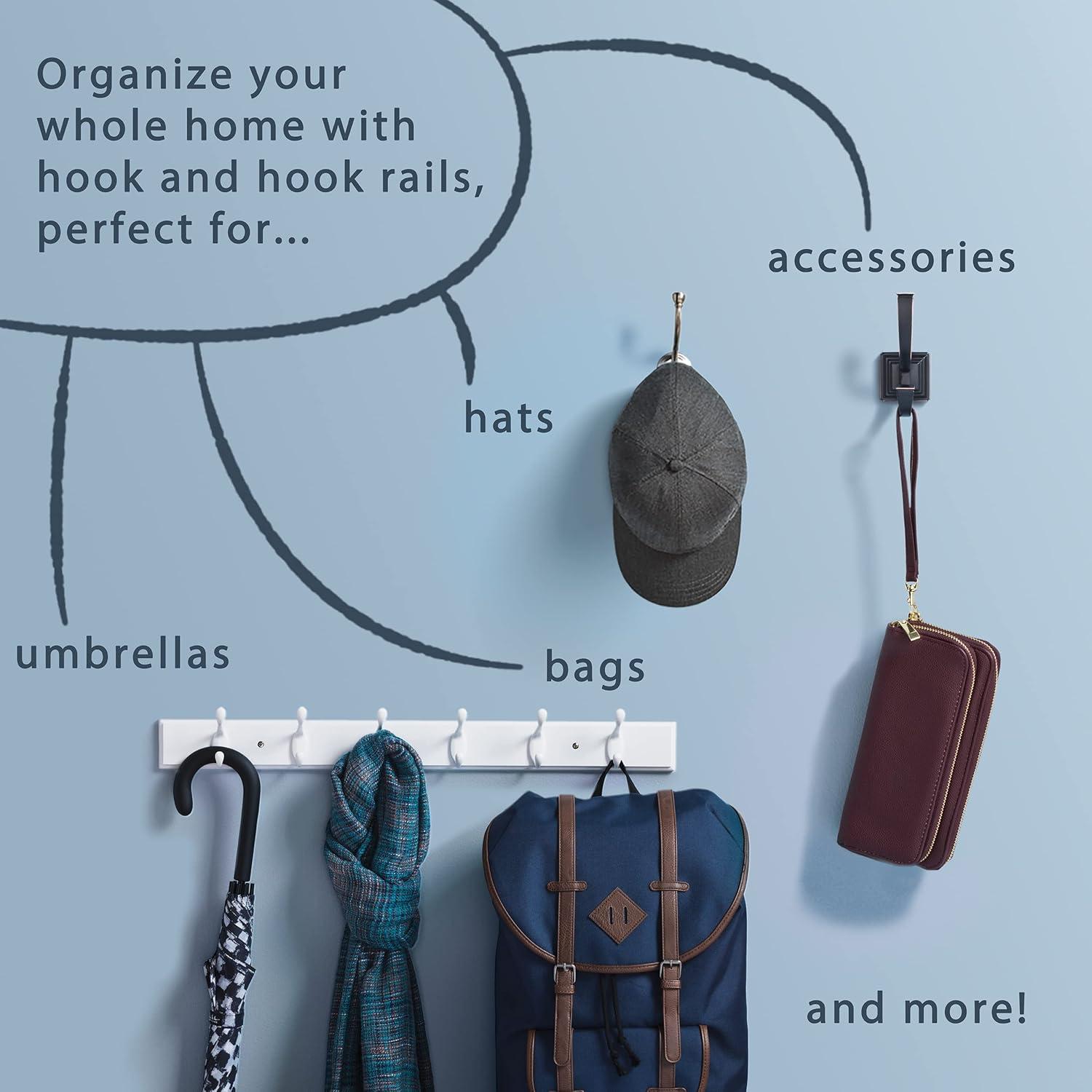 Adare Traditional Double Prong Decorative Wall Hook