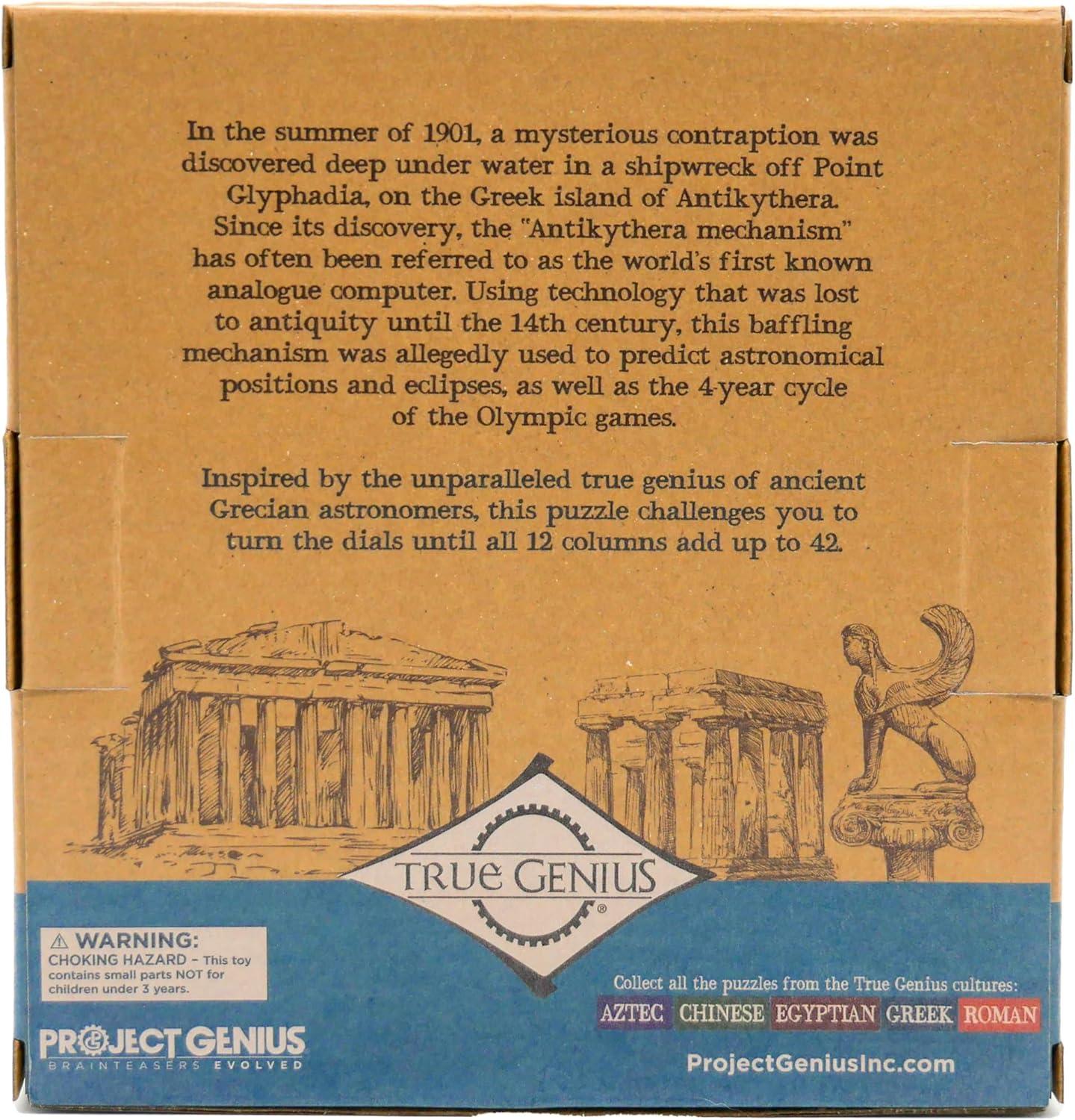 Project Genius True Genius - Grecian Computer Brainteaser Puzzle Game