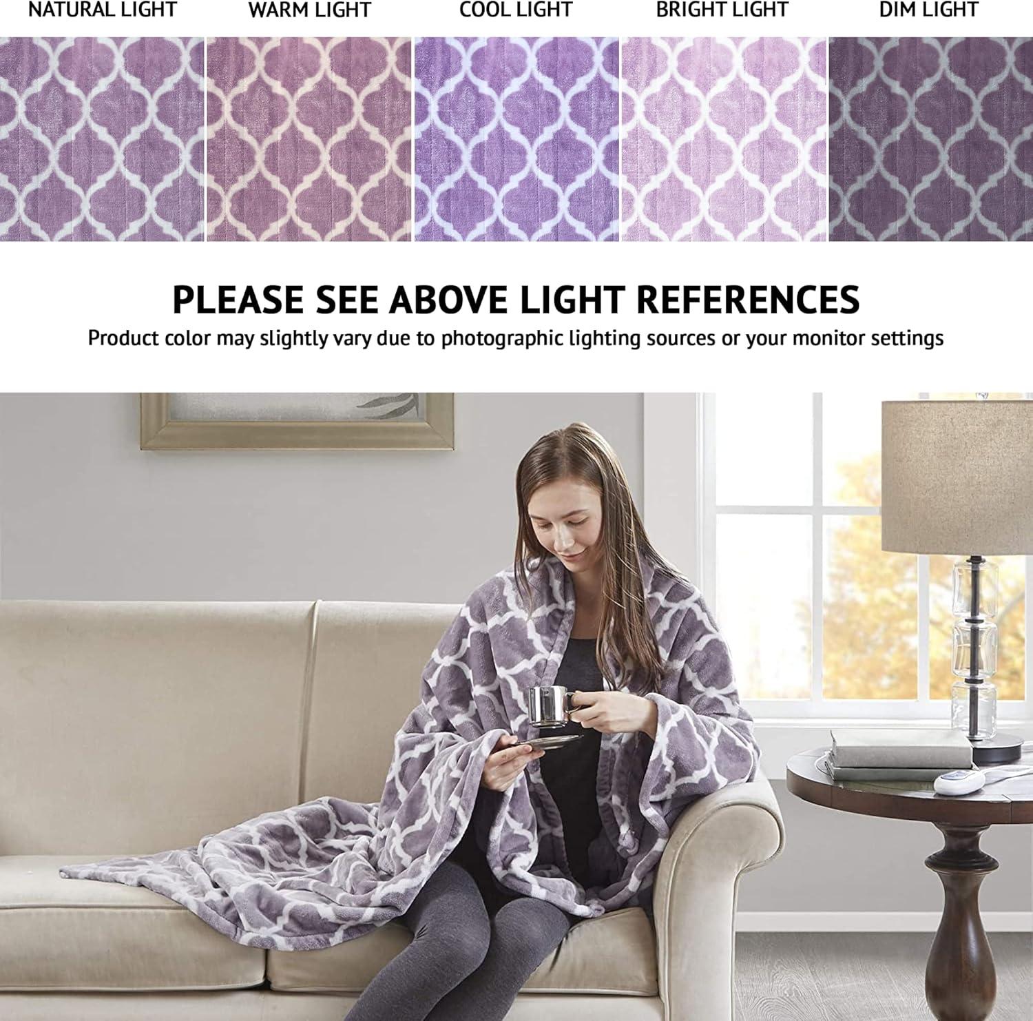 Beautyrest Beautyrest Heated Ogee Oversized Throw