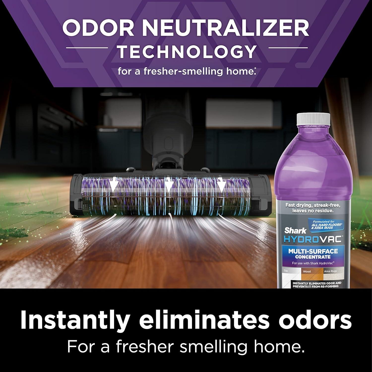 Blue Cordless Stick Vacuum with Self-Cleaning System