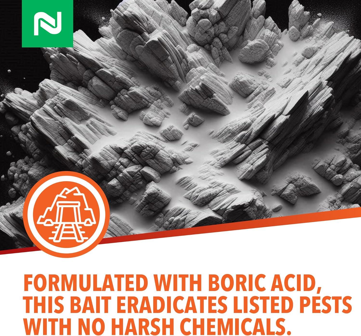 Niban Granular Insect Bait - Controls Ants, Carpenter Bees, Cockroaches & More - 4 lb. Shaker Jug by Nisus Corp.