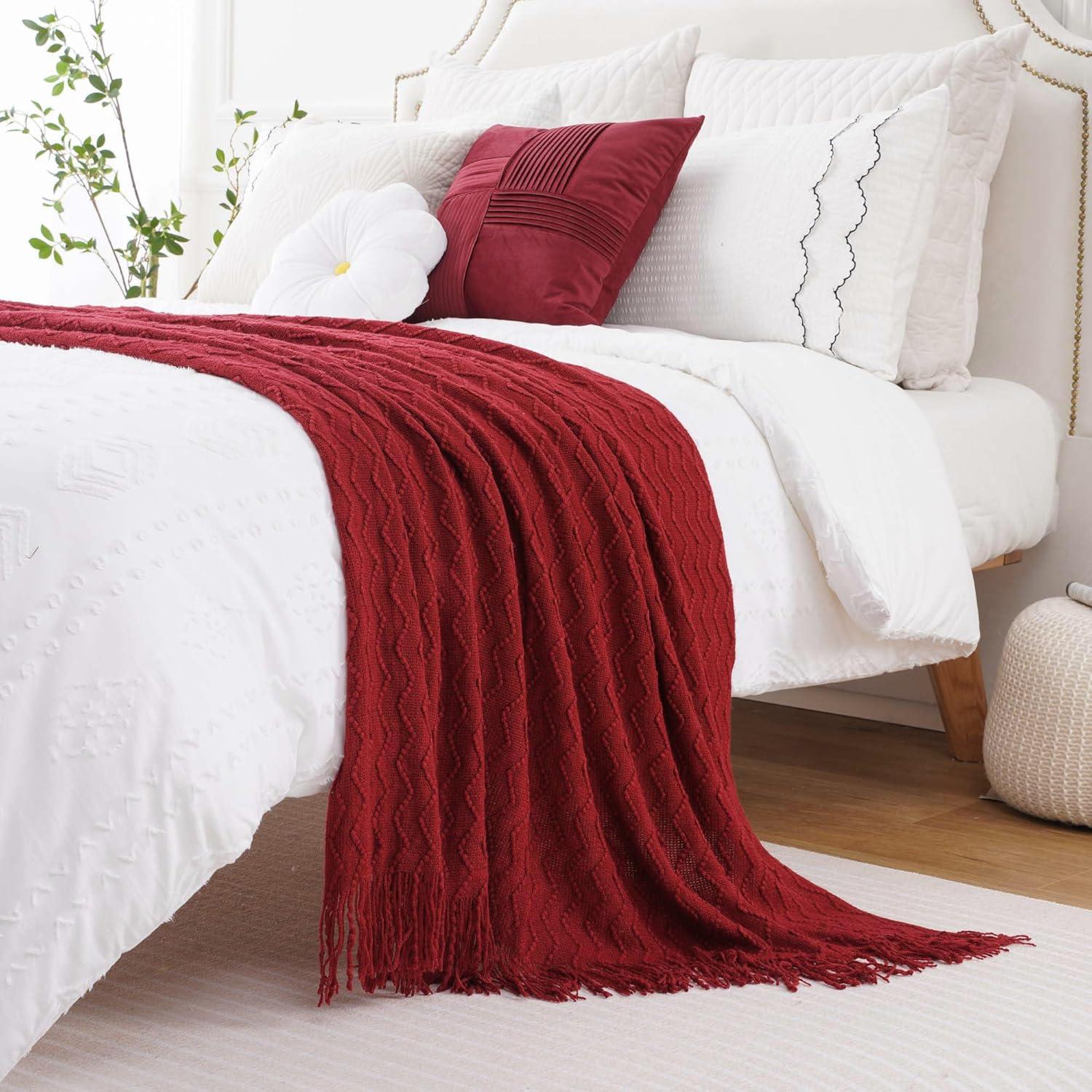 Battilo Home Plain Weave / Muslin Throw Blanket