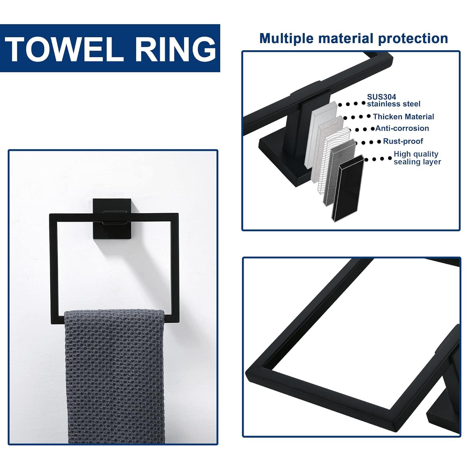 5-Piece Bathroom Hardware Set