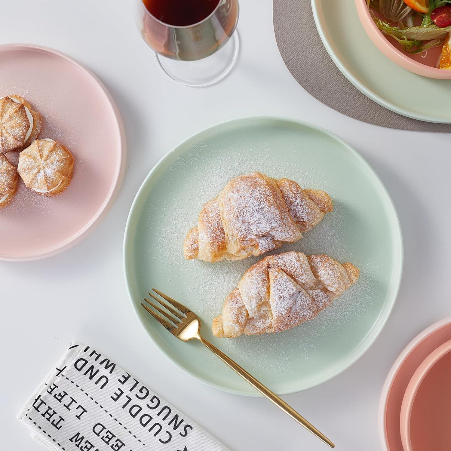 Birch Lane™ Xander 6-Piece Dinner Plate Set Porcelain