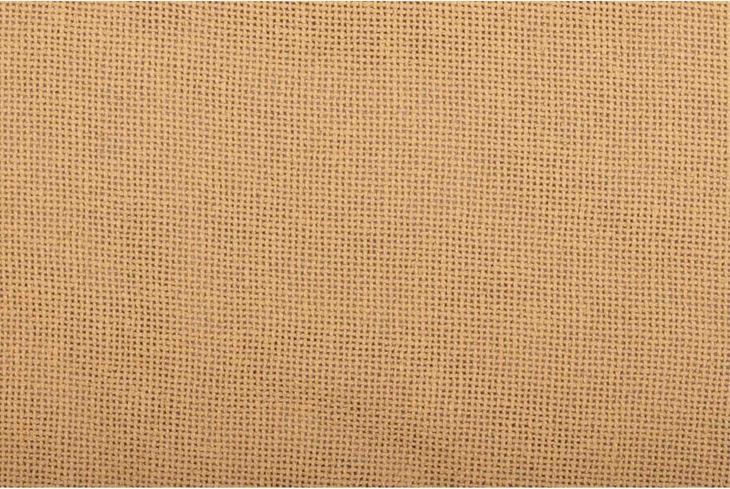 VHC Brands Burlap Natural, Farmhouse, Standard Sham, Tan