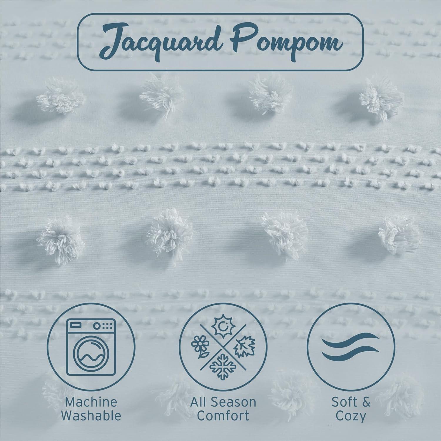 Clip Jacquard Comforter Set