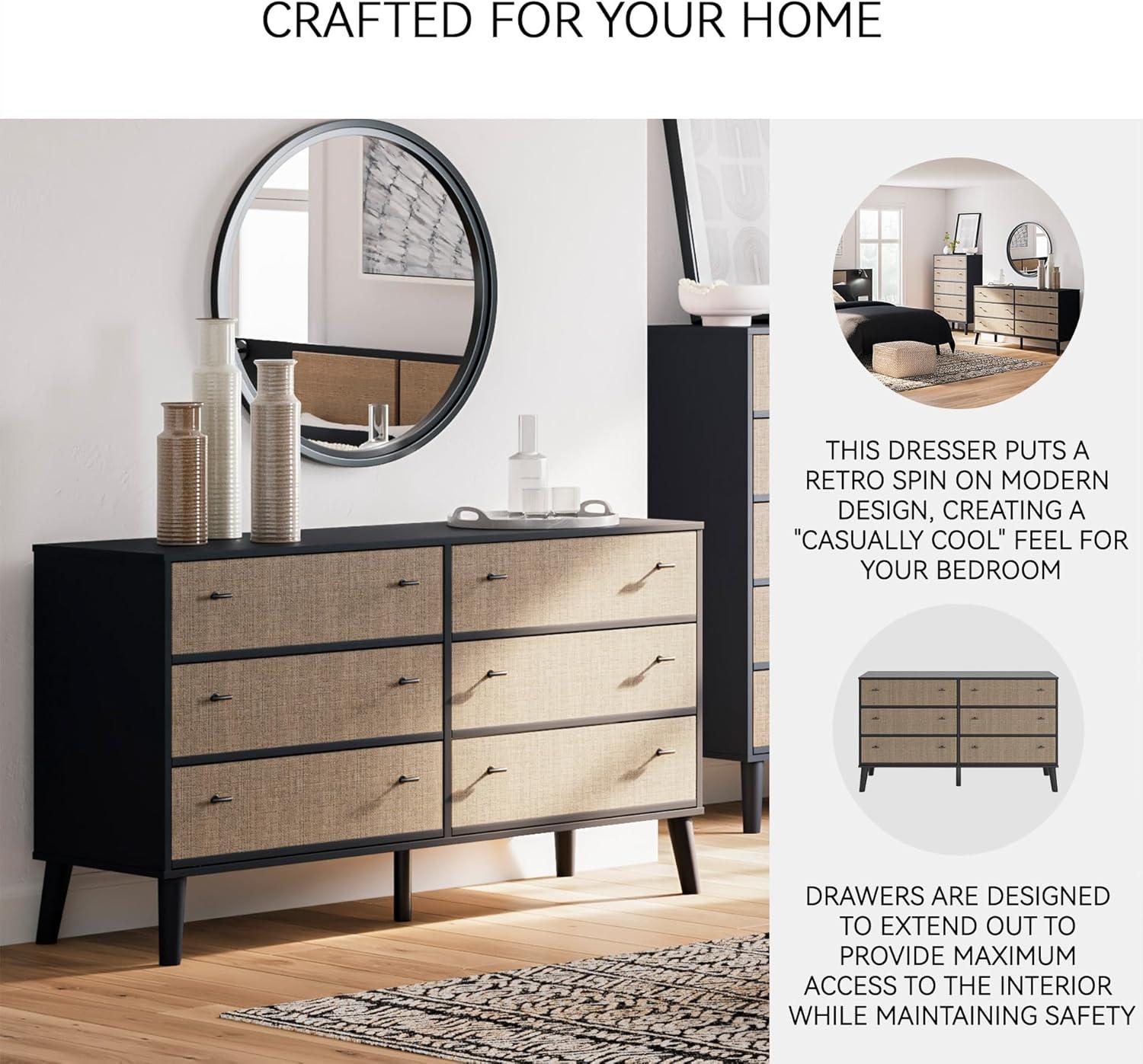 Signature Design by Ashley Contemporary Charlang Chest of Drawers, Two-tone