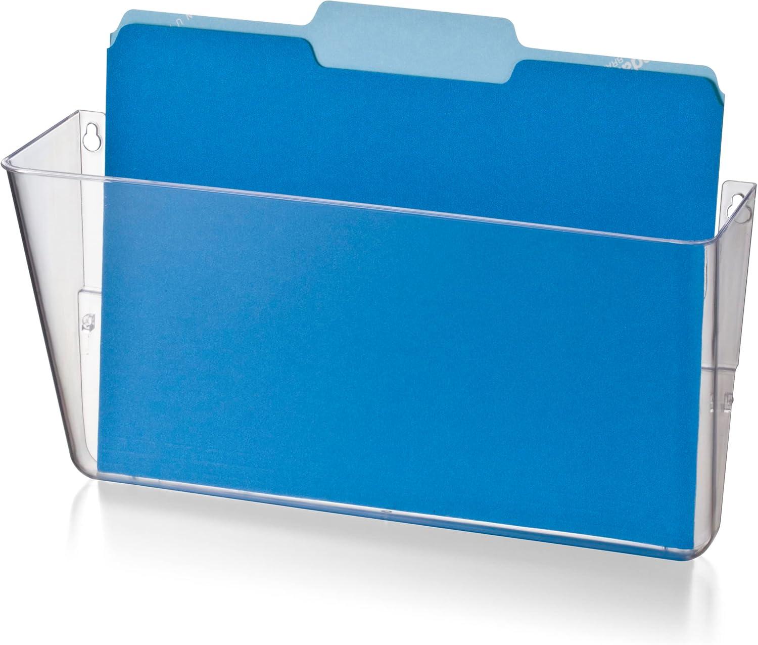 Officemate Wall File Letter Size, Clear (21434)