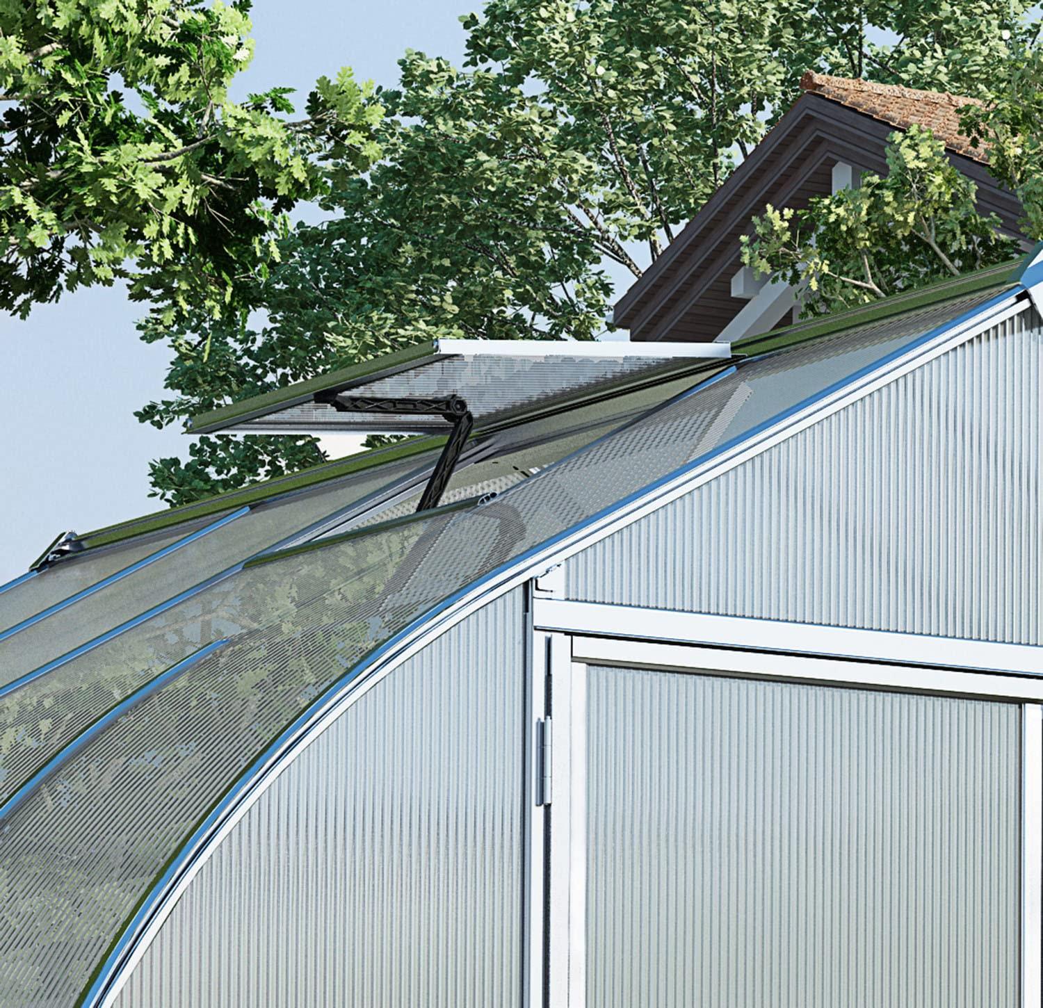 Canopia Palram - Canopia Bella 8' x 12' Greenhouse - Silver